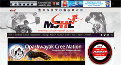 Desktop Screenshot of mjhlhockey.ca
